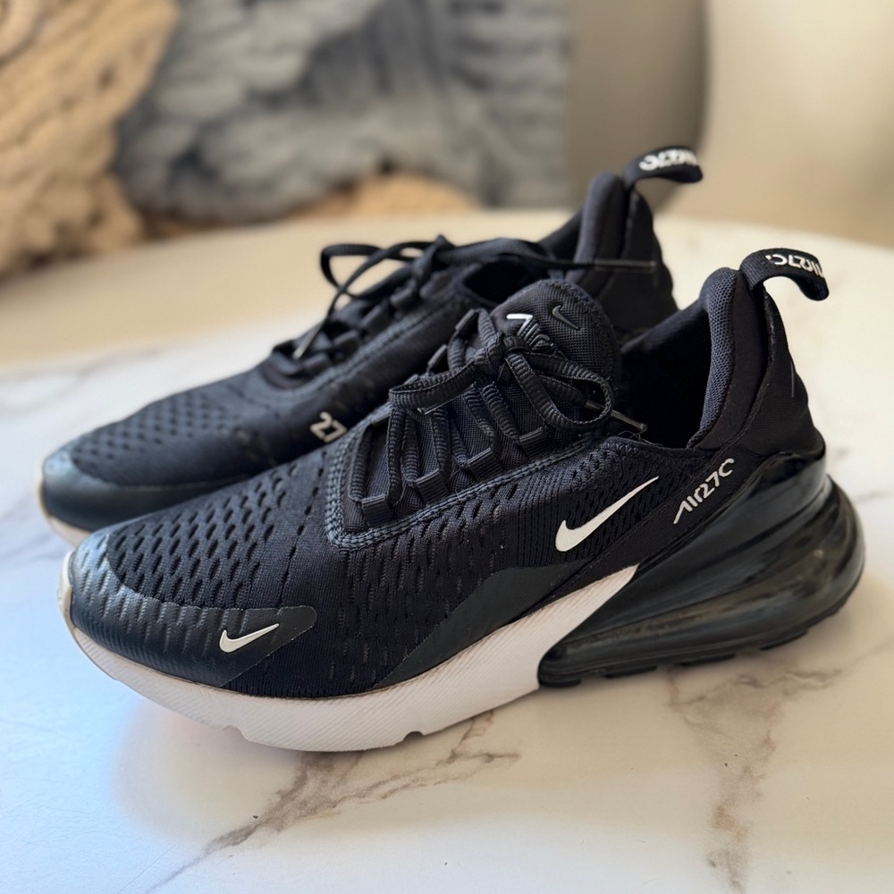 ****SOLD***Nike Air Max 270 Black and White Athletic Sneakers